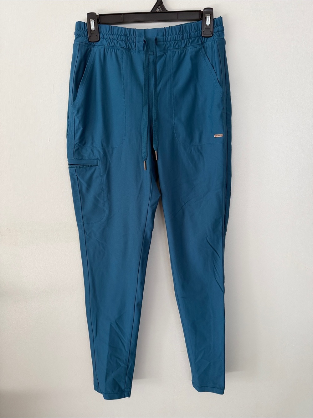 Cherokee Form Scrub Pants…Teal Elastic-Waist Jogger Pants